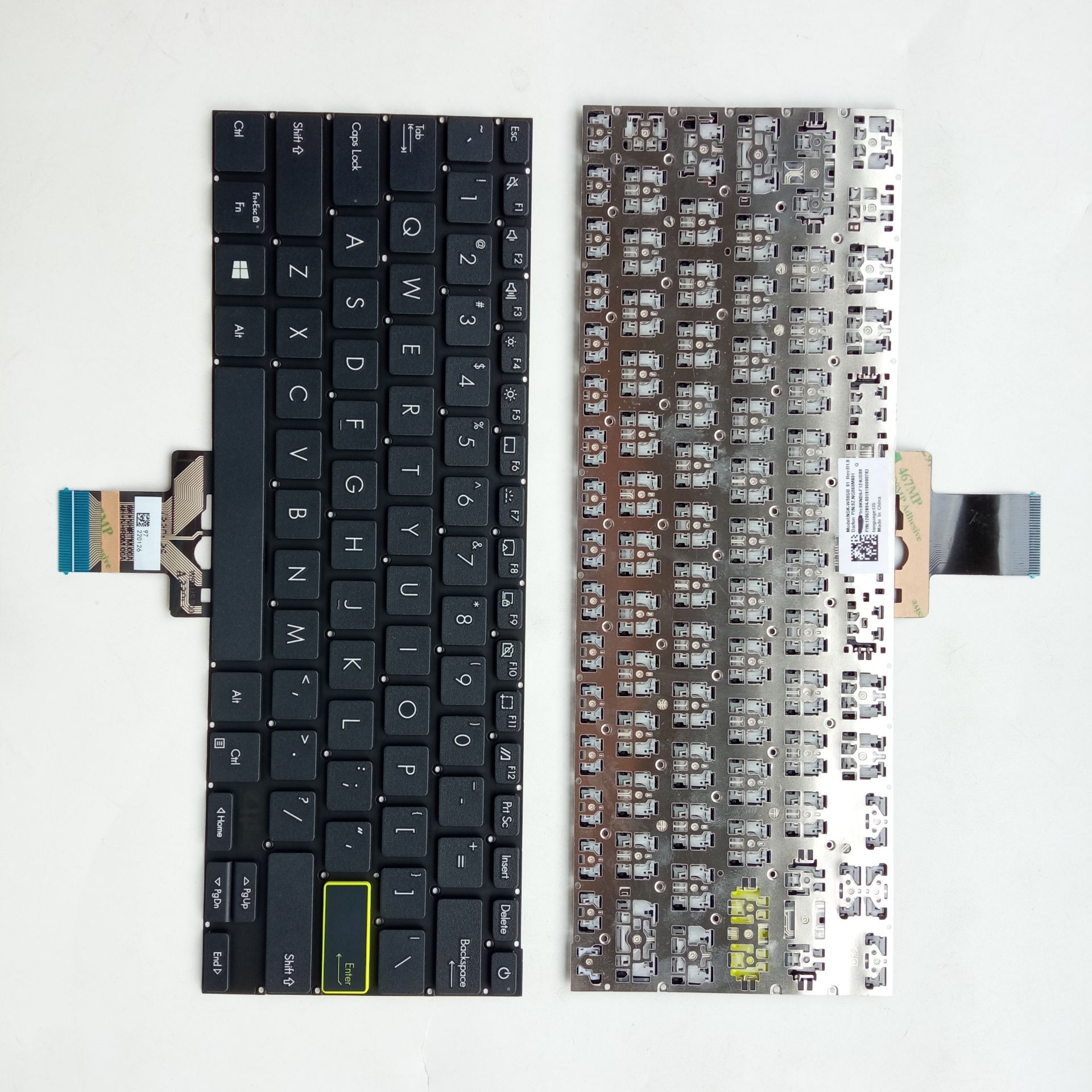 Picture of New Replacement Laptop Keyboard For ASUS X321/E210/L210 BLACK (OEM) US Layout